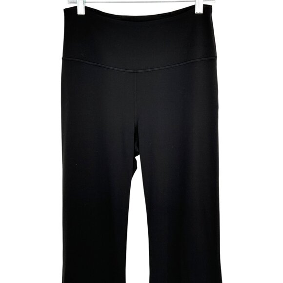 Lululemon Groove Super High Rise Flared Pant Nulu Black Size 10 - Picture 2 of 6